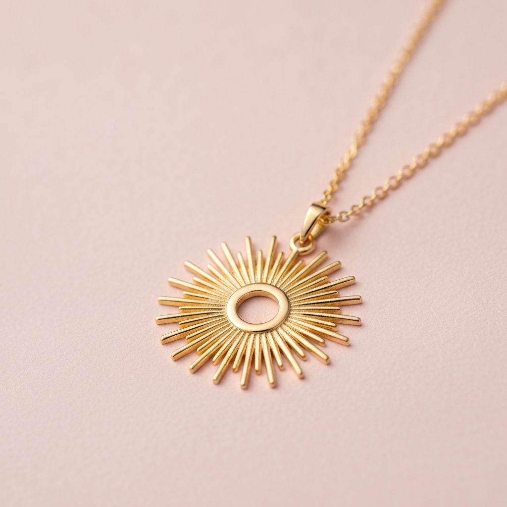Sunburst Pendant Necklace