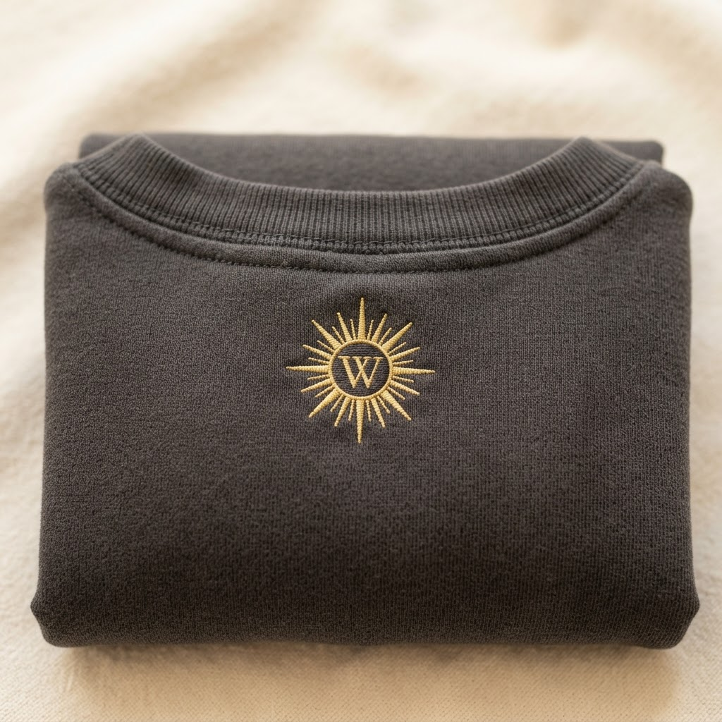 Unisex Crewneck back detail